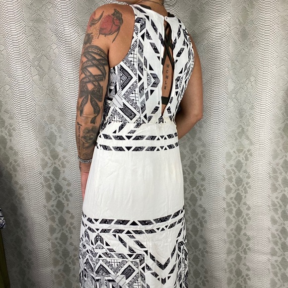 Ella moss white bohemian tribal romper dress - Picture 2 of 9